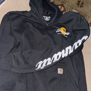 Carhartt Black and White Men's Hoodie